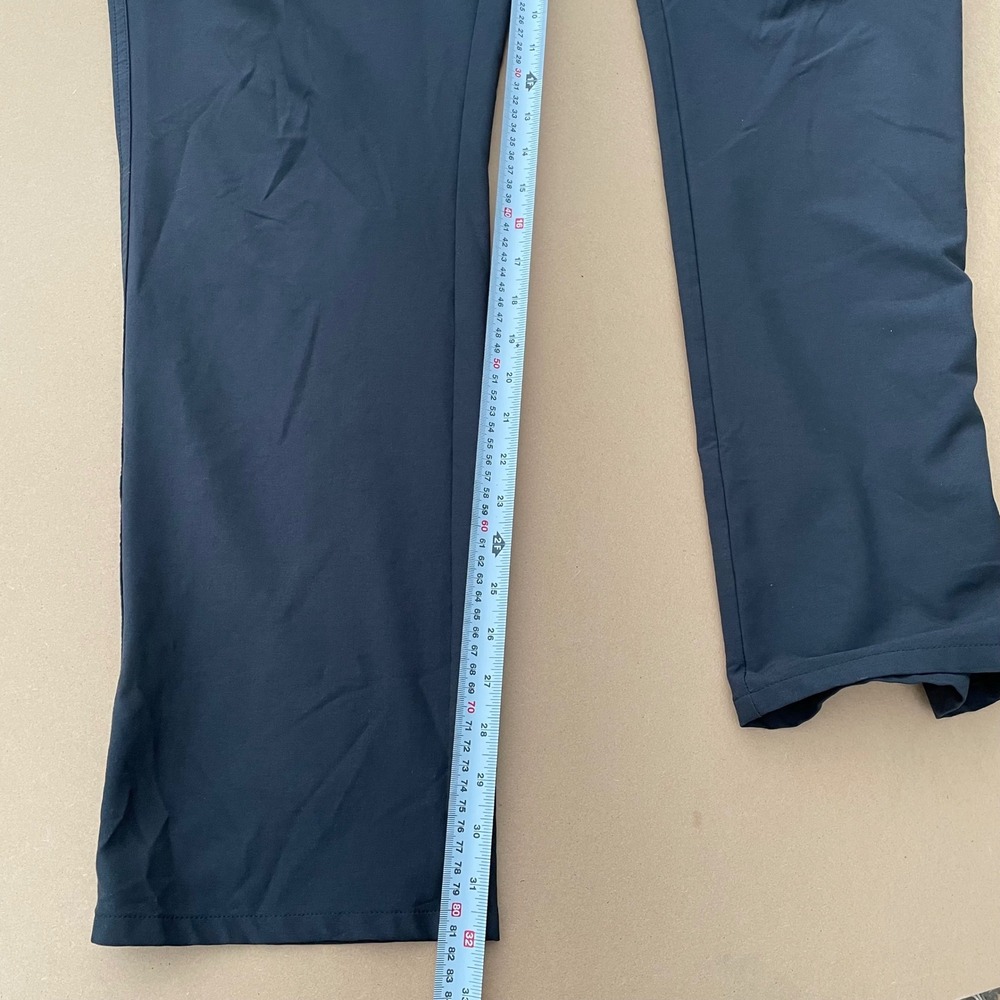 Greg Norman Golf Pants Mens 38x32 Black Active Golfing Performance Spandex - Picture 7 of 8